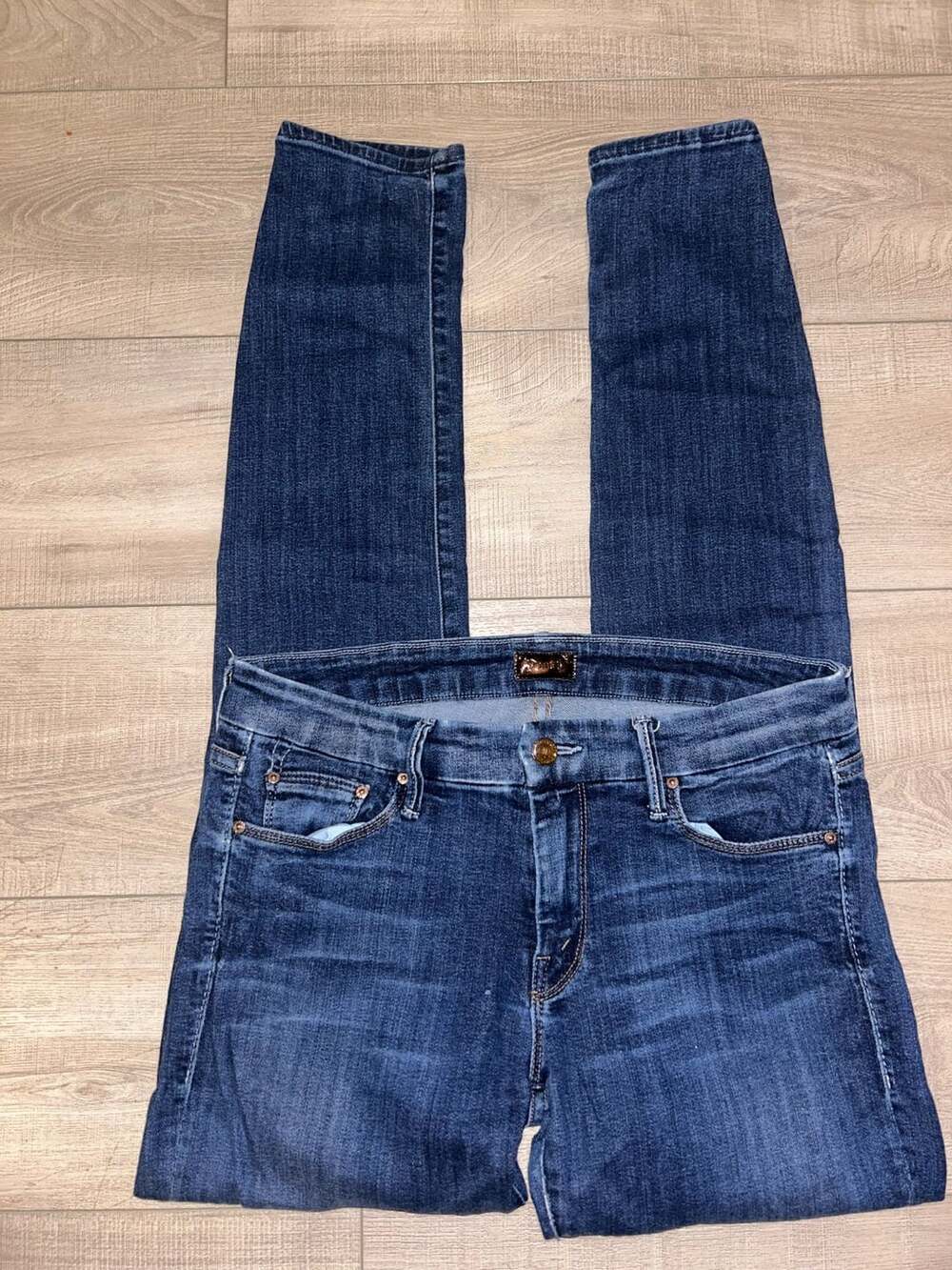 MOTHER The Looker Jeans Size 30 Deja Vu Skinny Denim